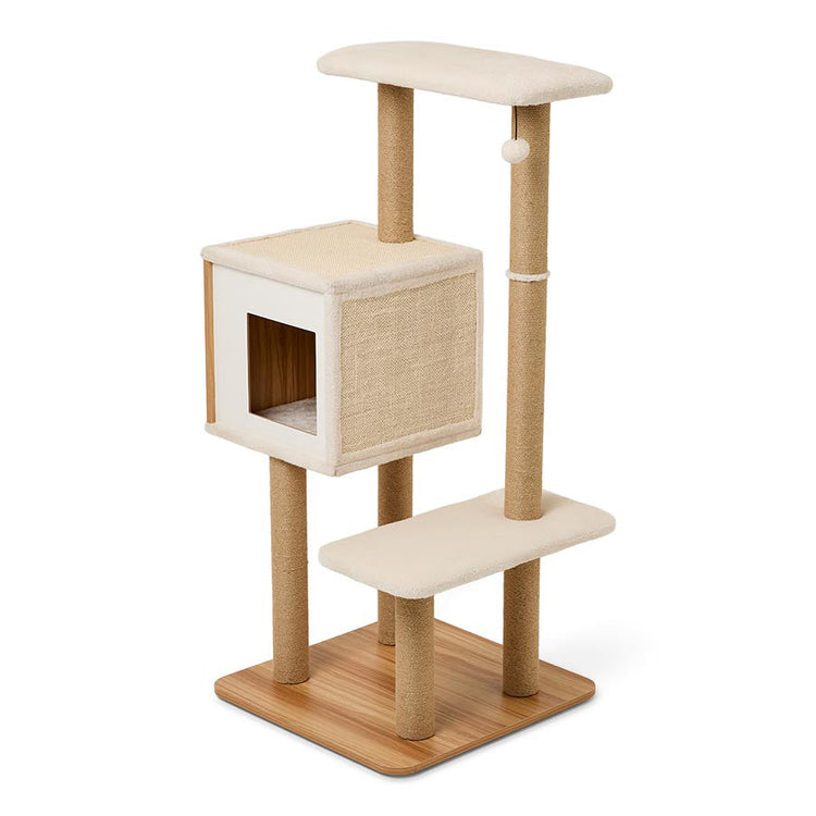 Coco Haven Cat Tower – Natural Multi-Level Scratching & Relaxing Centre